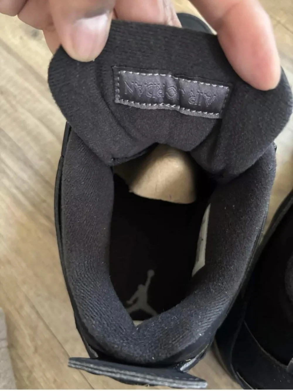 Jordan Flight Men’s Black and Gray Jumpman Sneakers
